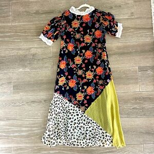 Anthropologie Verb Pallavi Singhee Soniya embroidered maxi dress! Like new!